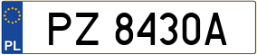 Truck License Plate
